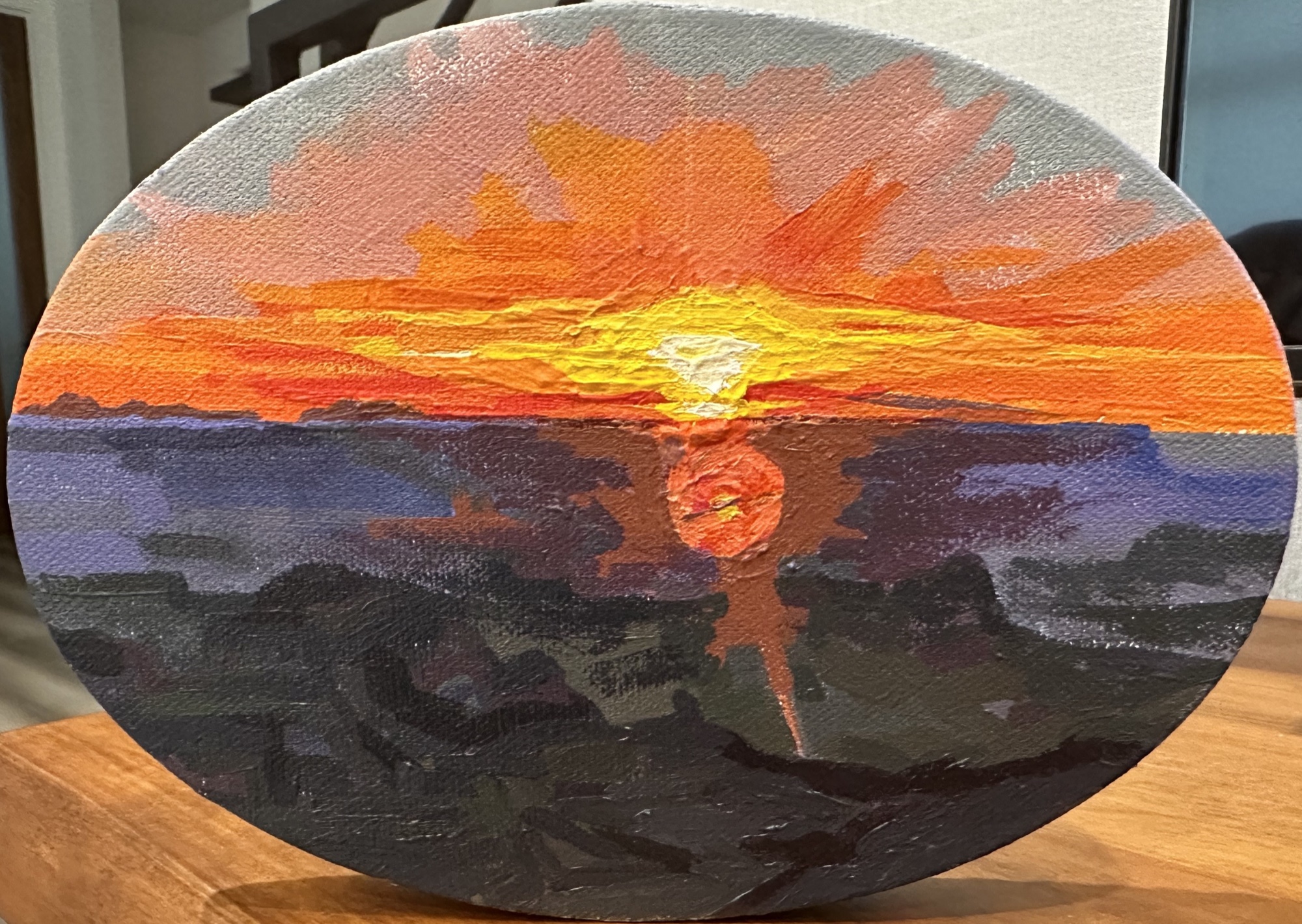 Sunset Reflection Study